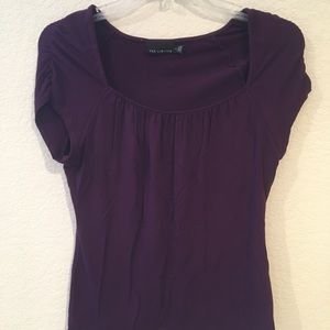 The Limited Plum colored cap sleeve top